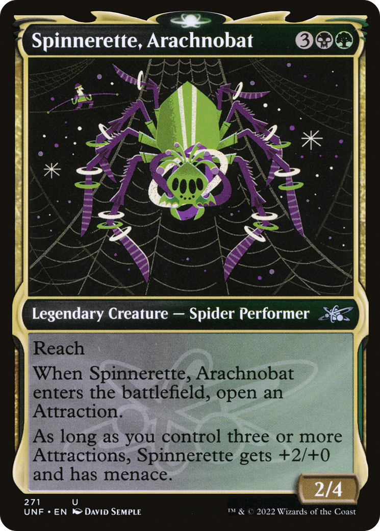 Image of Spinnerette, Arachnobat (Showcase) [Unfinity]