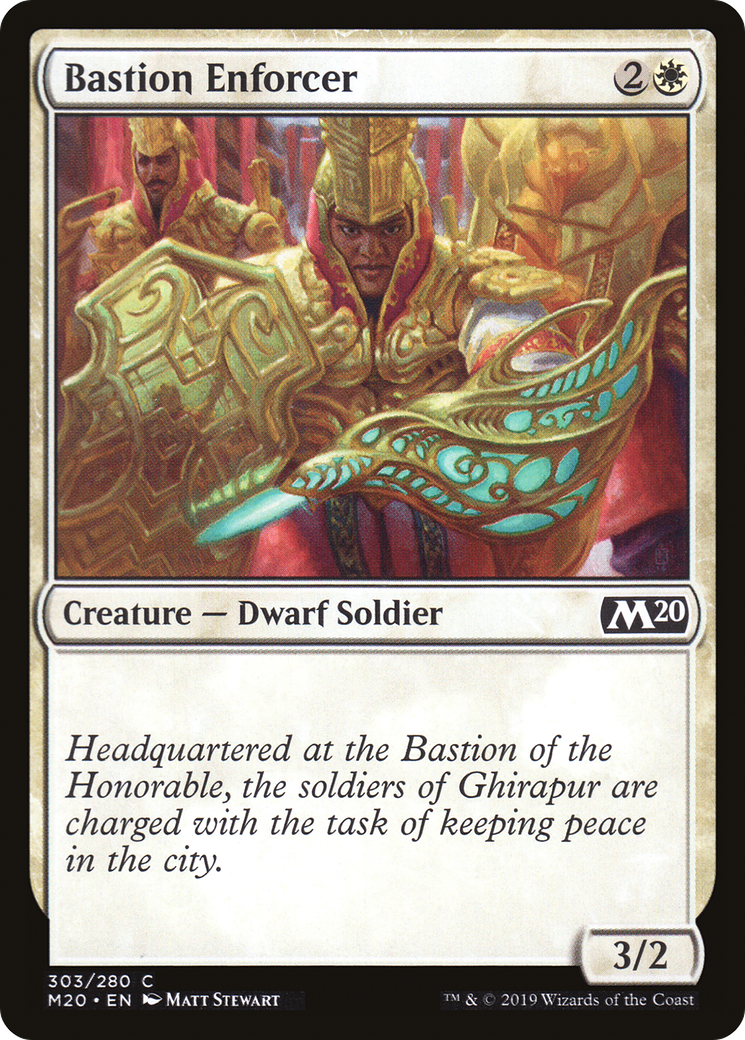 Image of Bastion Enforcer [Core Set 2020]