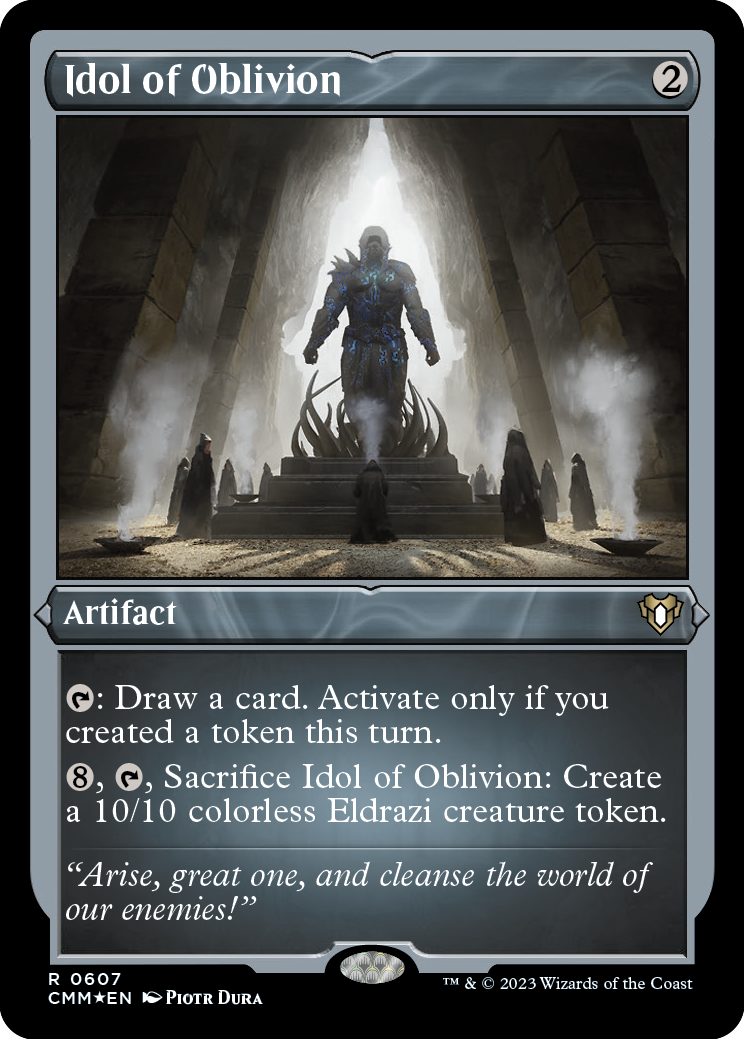 Image of Idol of Oblivion (Foil Etched) [Commander Masters]