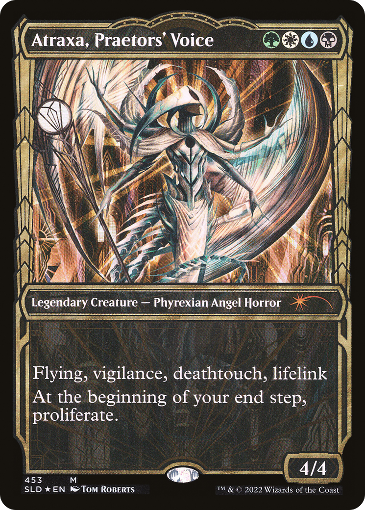 Image of Atraxa, Praetors' Voice (Showcase Gilded Foil) [Secret Lair Drop Series]