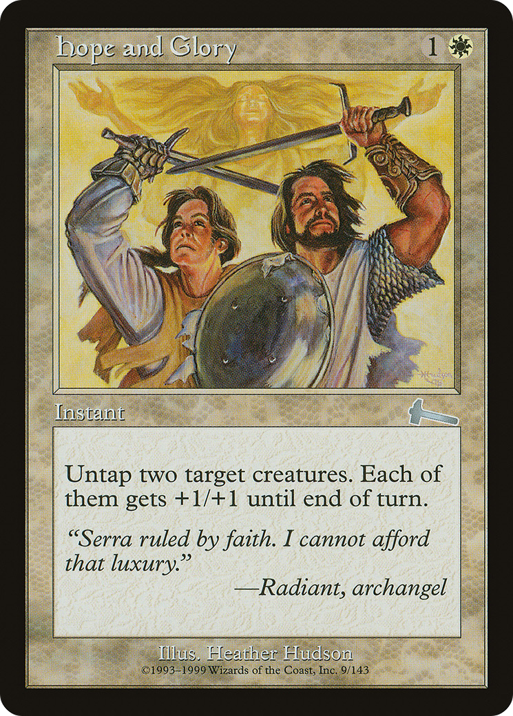 Image of Hope and Glory [Urza's Legacy]