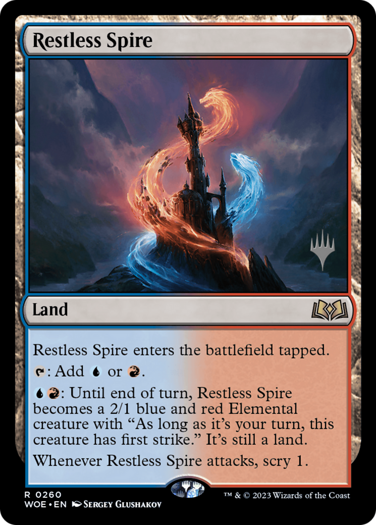 Image of Restless Spire (Promo Pack) [Wilds of Eldraine Promos]