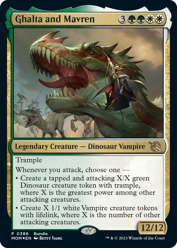Image of Ghalta and Mavren (Bundle) [March of the Machine]