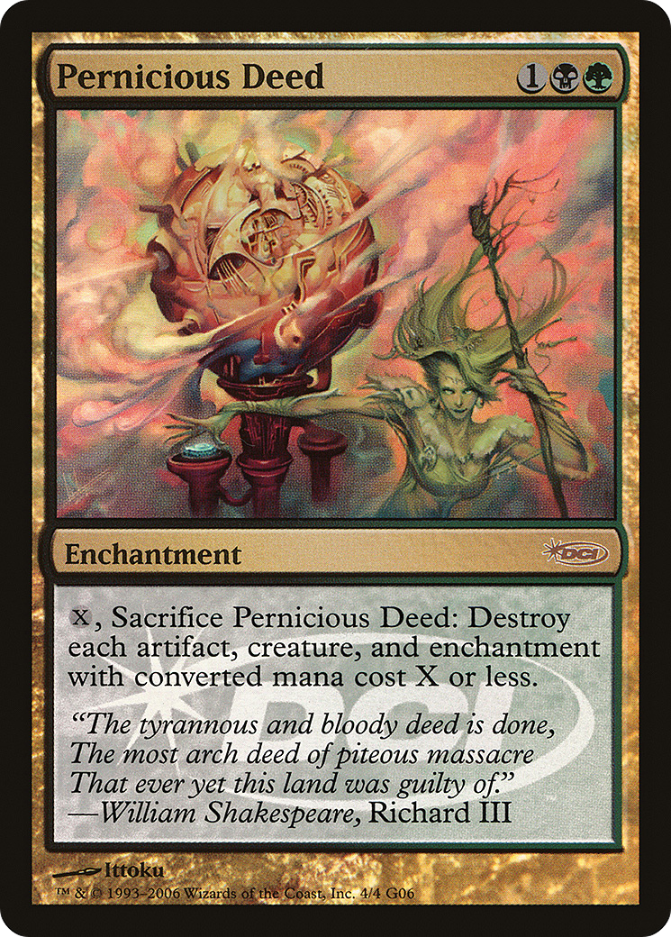 Image of Pernicious Deed [Judge Gift Cards 2006]