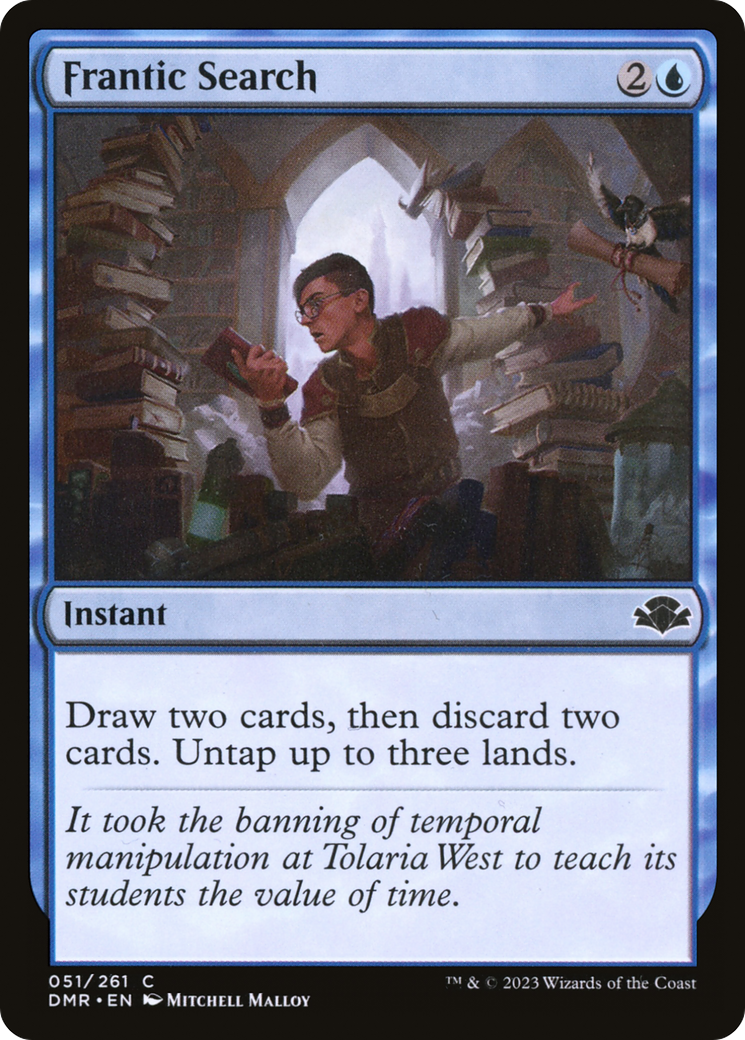 Image of Frantic Search [Dominaria Remastered]