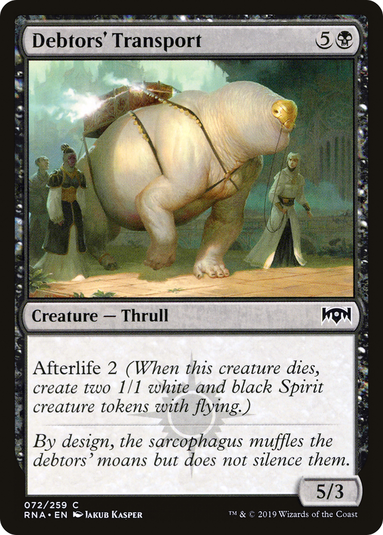 Image of Debtors' Transport [Ravnica Allegiance]