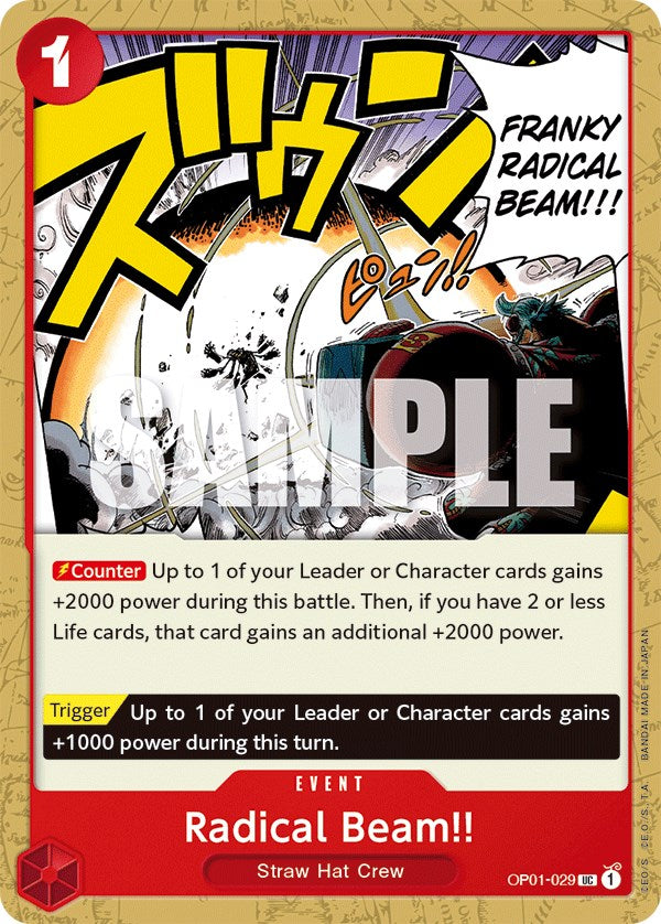 Image of Radical Beam!! [Romance Dawn]