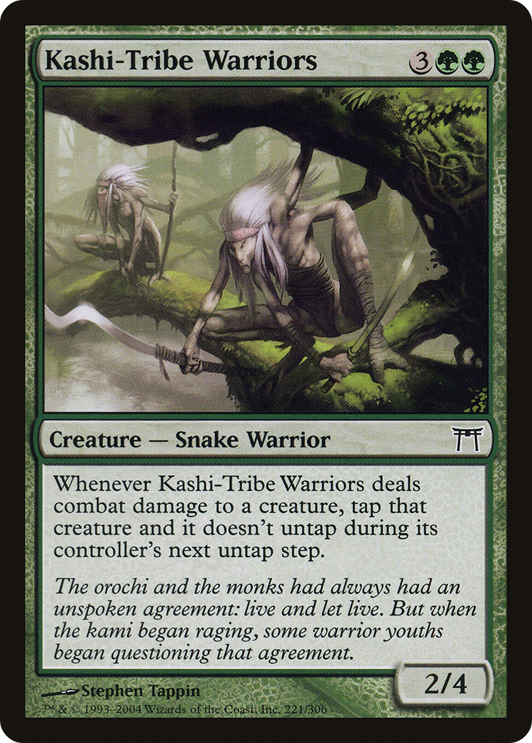 Image of Kashi-Tribe Warriors [Champions of Kamigawa]