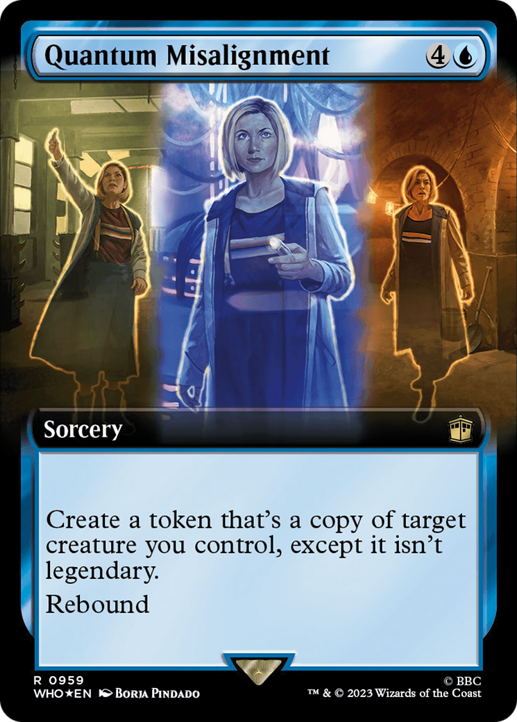 Image of Quantum Misalignment (Extended Art) (Surge Foil) [Doctor Who]