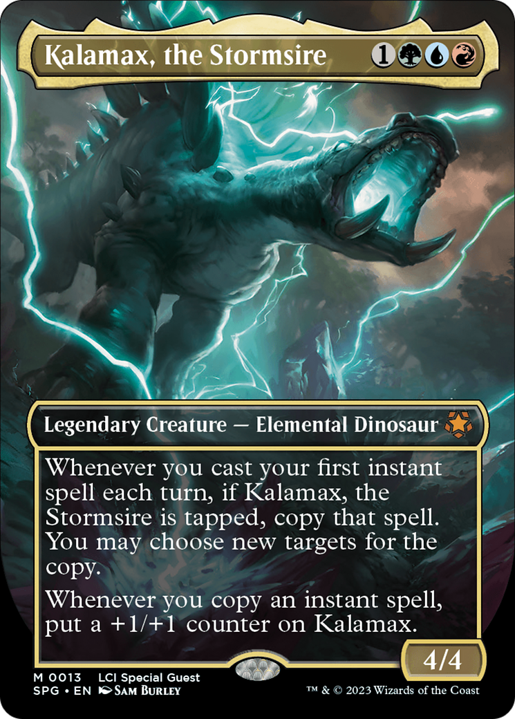 Image of Kalamax, the Stormsire (Borderless) [The Lost Caverns of Ixalan Special Guests]