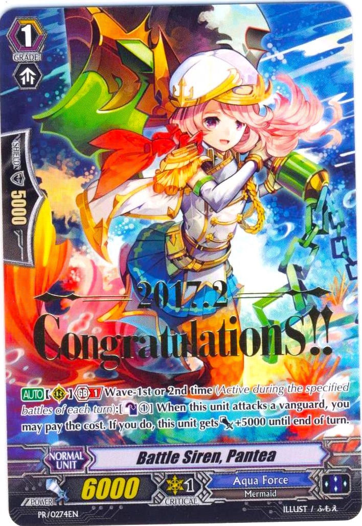 Image of Battle Siren, Pantea (Hot Stamped) (PR/0274EN) [Promo Cards]