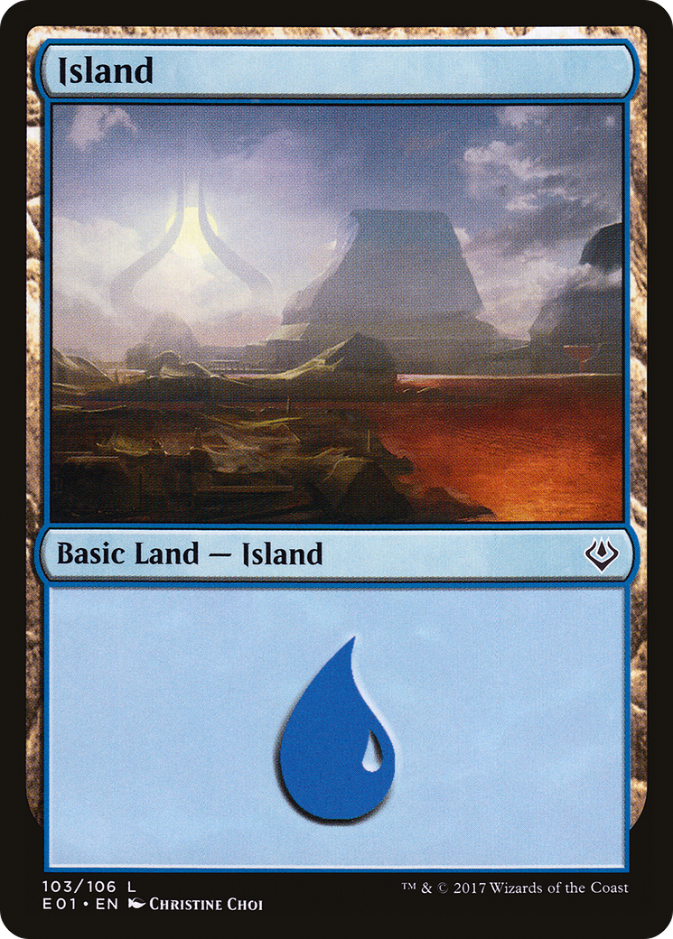 Image of Island (103) [Archenemy: Nicol Bolas]