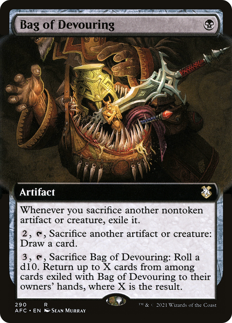 Image of Bag of Devouring (Extended Art) [Dungeons & Dragons: Adventures in the Forgotten Realms Commander]