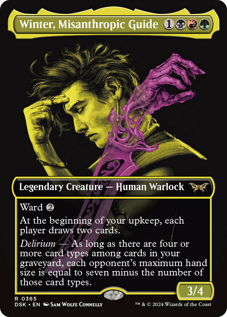 Image of Winter, Misanthropic Guide (Showcase) [Duskmourn: House of Horror]