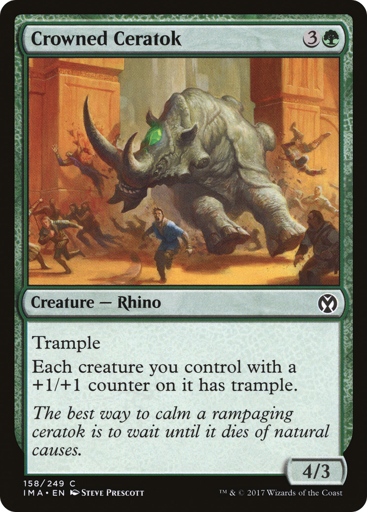 Image of Crowned Ceratok [Iconic Masters]