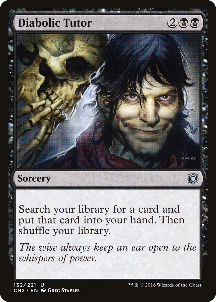 Image of Diabolic Tutor [Conspiracy: Take the Crown]