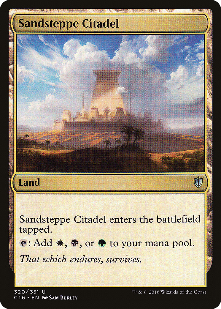 Image of Sandsteppe Citadel [Commander 2016]