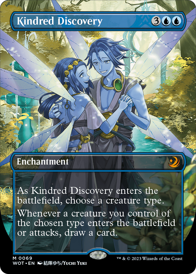 Image of Kindred Discovery (Anime Borderless) [Wilds of Eldraine: Enchanting Tales]