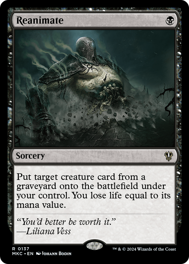 Image of Reanimate [Murders at Karlov Manor Commander]