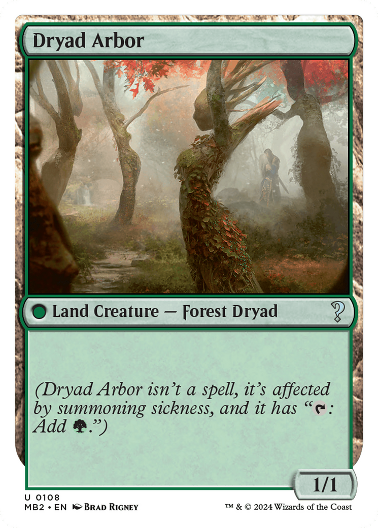 Image of Dryad Arbor (White Border) [Mystery Booster 2]