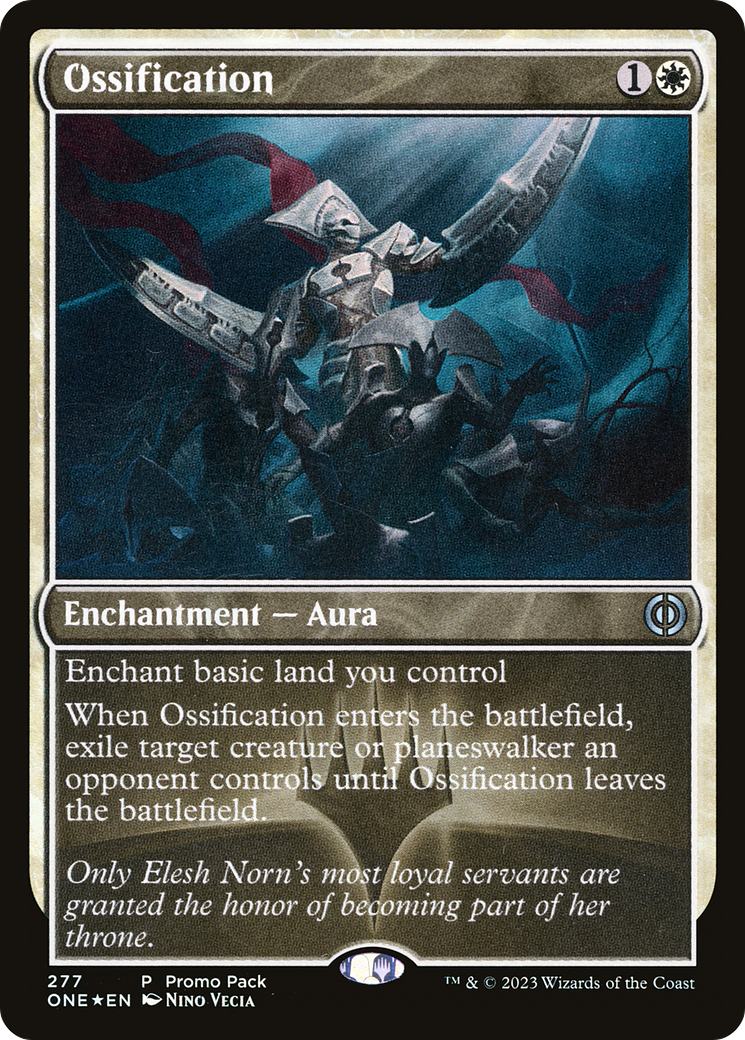 Image of Ossification (Promo Pack) [Phyrexia: All Will Be One Promos]