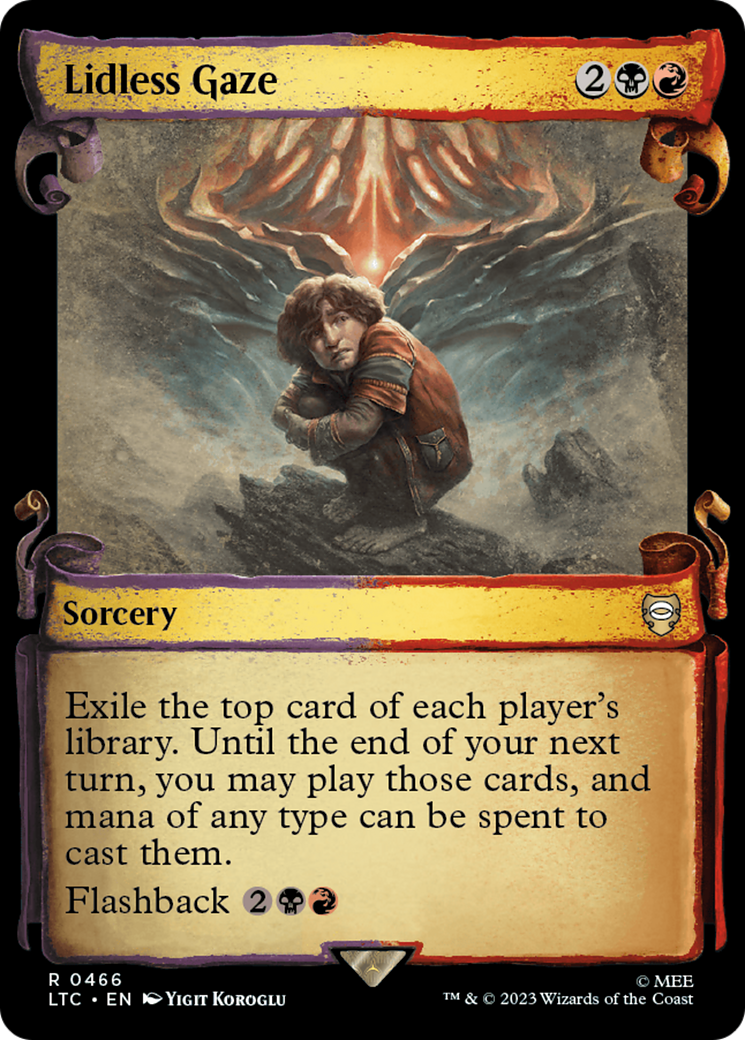 Image of Lidless Gaze [The Lord of the Rings: Tales of Middle-Earth Commander Showcase Scrolls]