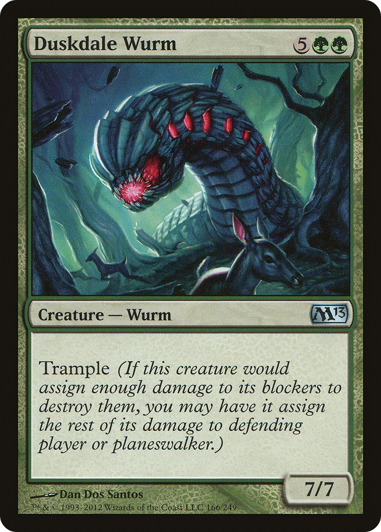 Image of Duskdale Wurm [Magic 2013]