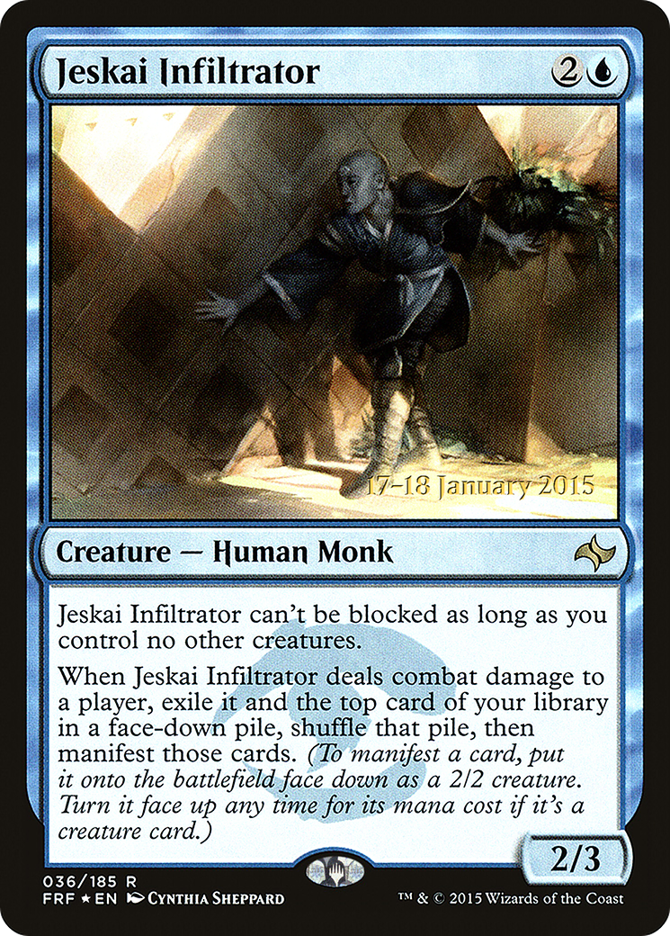 Image of Jeskai Infiltrator [Fate Reforged Prerelease Promos]