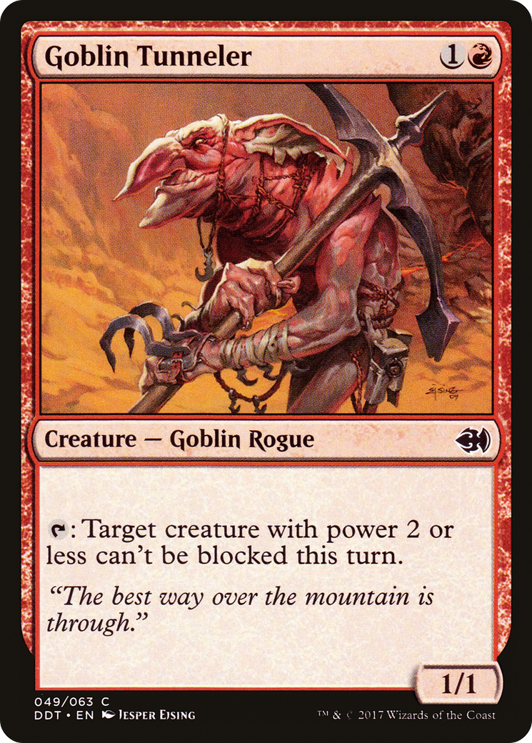 Image of Goblin Tunneler [Duel Decks: Merfolk vs. Goblins]