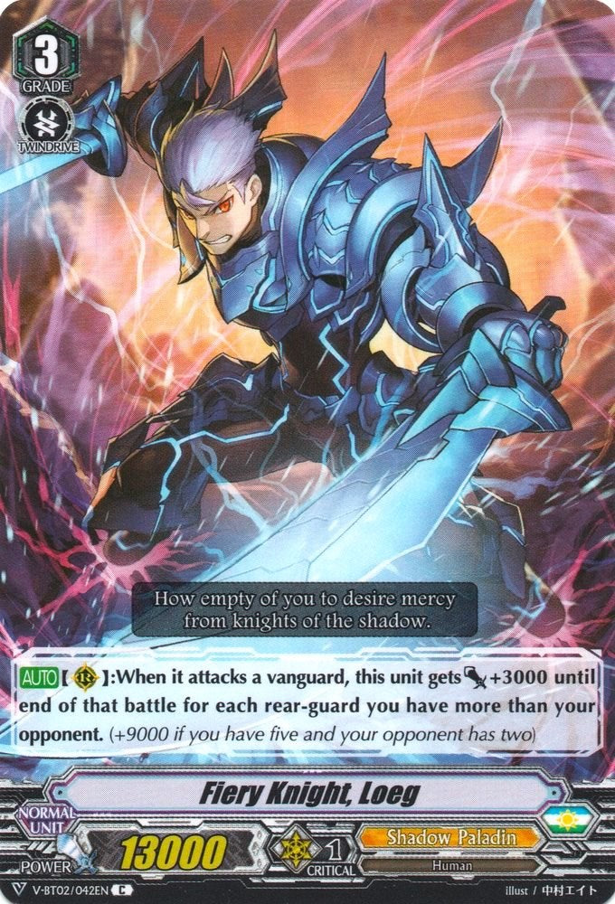 Image of Fiery Knight, Loeg (V-BT02/042EN) [Strongest! Team AL4]