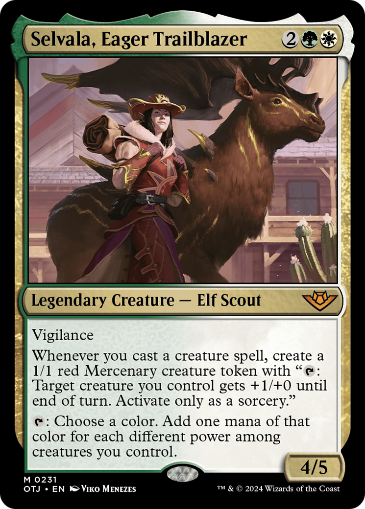 Image of Selvala, Eager Trailblazer [Outlaws of Thunder Junction]