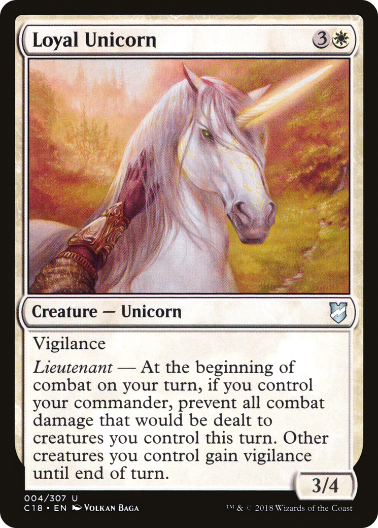 Image of Loyal Unicorn [Commander 2018]
