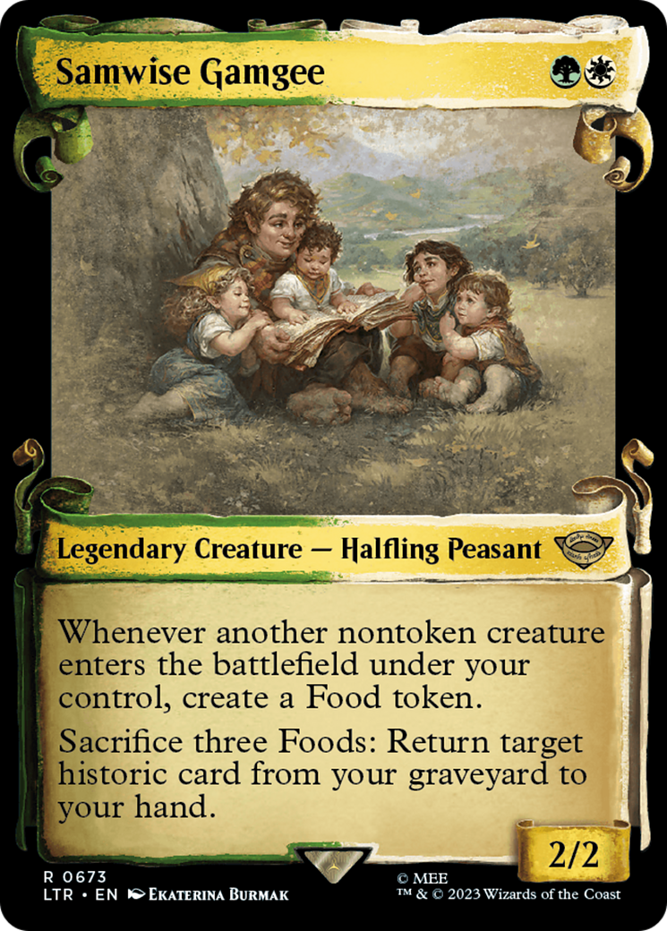 Image of Samwise Gamgee [The Lord of the Rings: Tales of Middle-Earth Showcase Scrolls]
