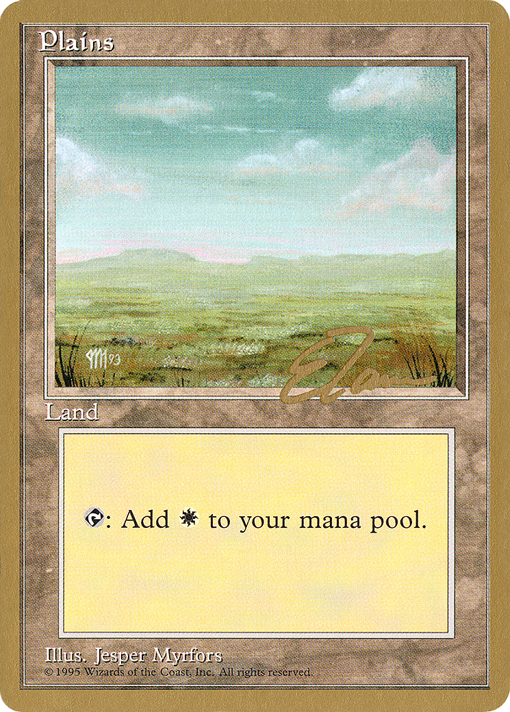 Image of Plains (et366) (Eric Tam) [Pro Tour Collector Set]