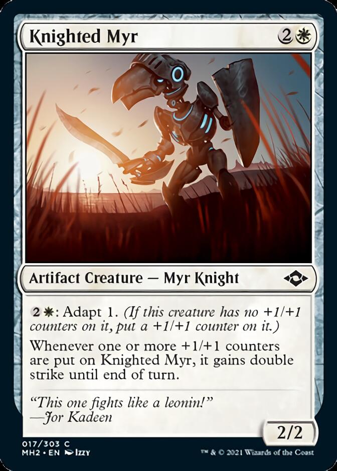 Image of Knighted Myr [Modern Horizons 2]