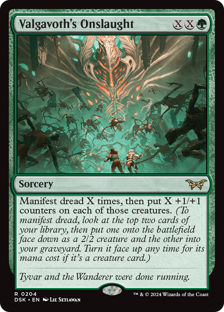 Image of Valgavoth's Onslaught [Duskmourn: House of Horror]