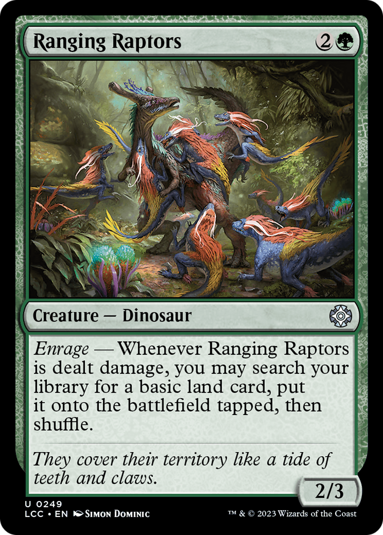 Image of Ranging Raptors [The Lost Caverns of Ixalan Commander]