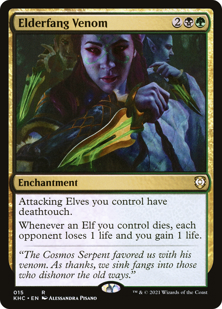 Image of Elderfang Venom [Kaldheim Commander]