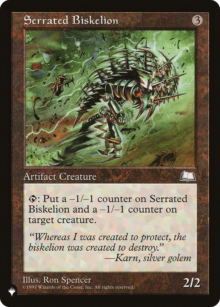Image of Serrated Biskelion [The List]