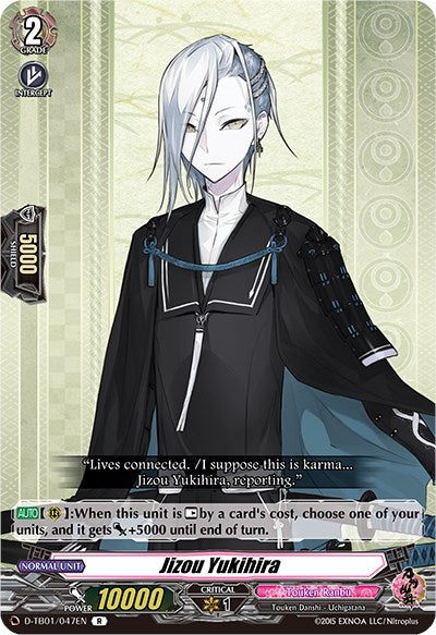 Image of Jizou Yukihira (D-TB01/047EN) [Touken Ranbu: ONLINE 2021]