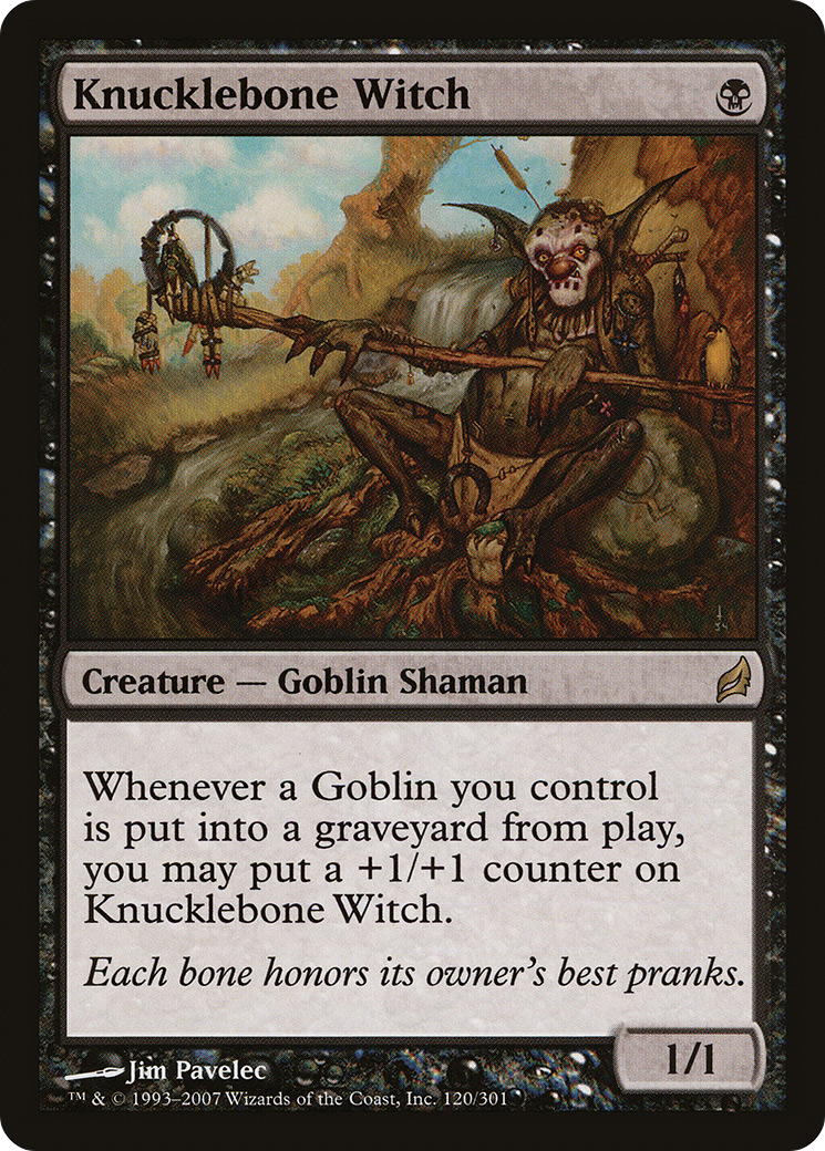 Image of Knucklebone Witch [Lorwyn]