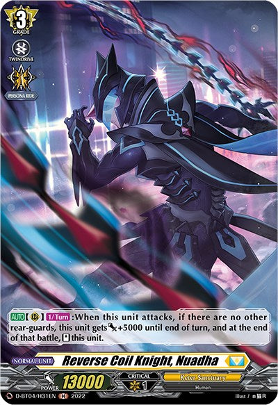 Image of Reverse Coil Knight, Nuadha (D-BT04/H31EN) [Awakening of Chakrabarthi]