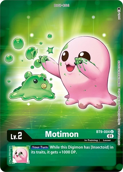 Image of Motimon [BT9-004] (Alternative Art - Box Topper) [X Record]