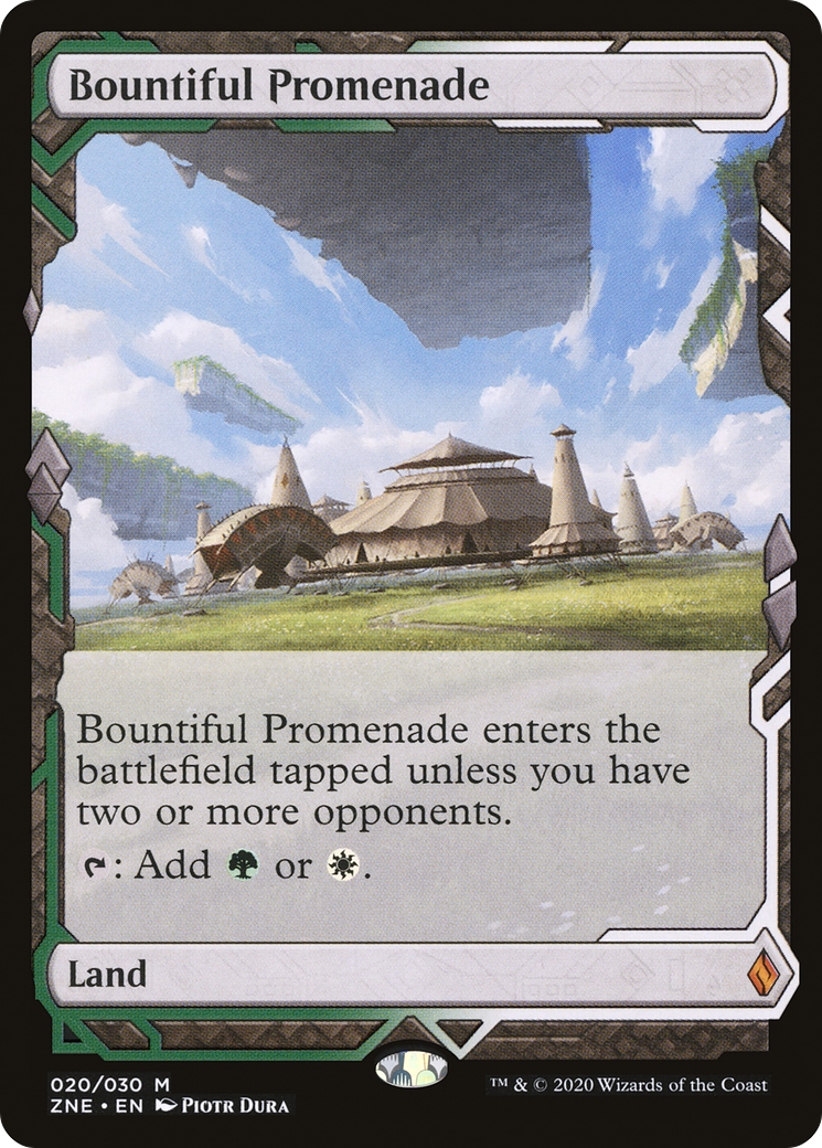 Image of Bountiful Promenade (Expeditions) [Zendikar Rising Expeditions]