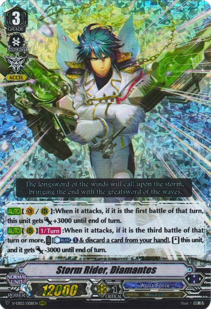 Image of Storm Rider, Diamantes (V-EB02/008EN) [Champions of the Asia Circuit]