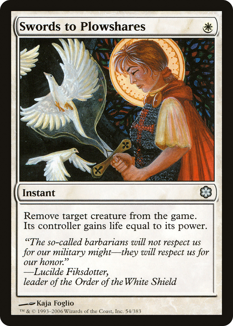 Image of Swords to Plowshares [Coldsnap Theme Decks]