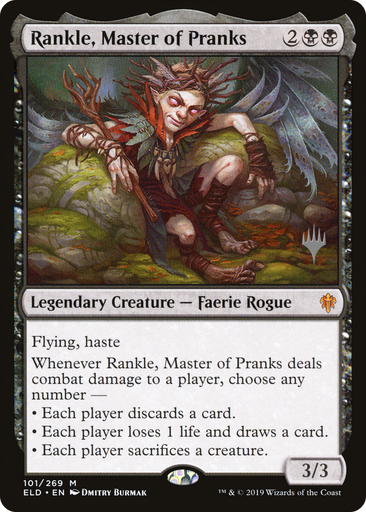 Image of Rankle, Master of Pranks (Promo Pack) [Throne of Eldraine Promos]