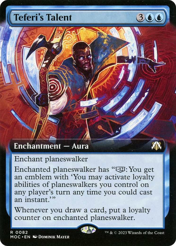 Image of Teferi's Talent (Extended Art) [March of the Machine Commander]