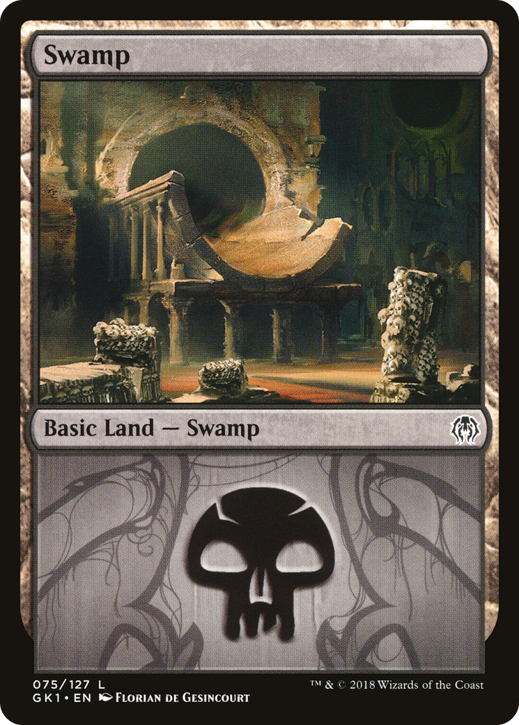 Image of Swamp (75) [Guilds of Ravnica Guild Kit]