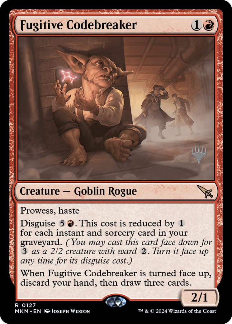 Image of Fugitive Codebreaker (Promo Pack) [Murders at Karlov Manor Promos]